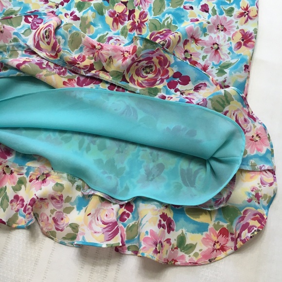 Talbots, Floral Dress, sz 1 - Picture 6 of 7